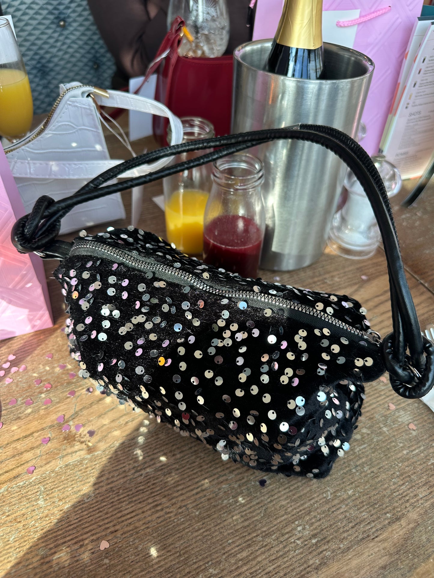 Sequin Shoulder Bag