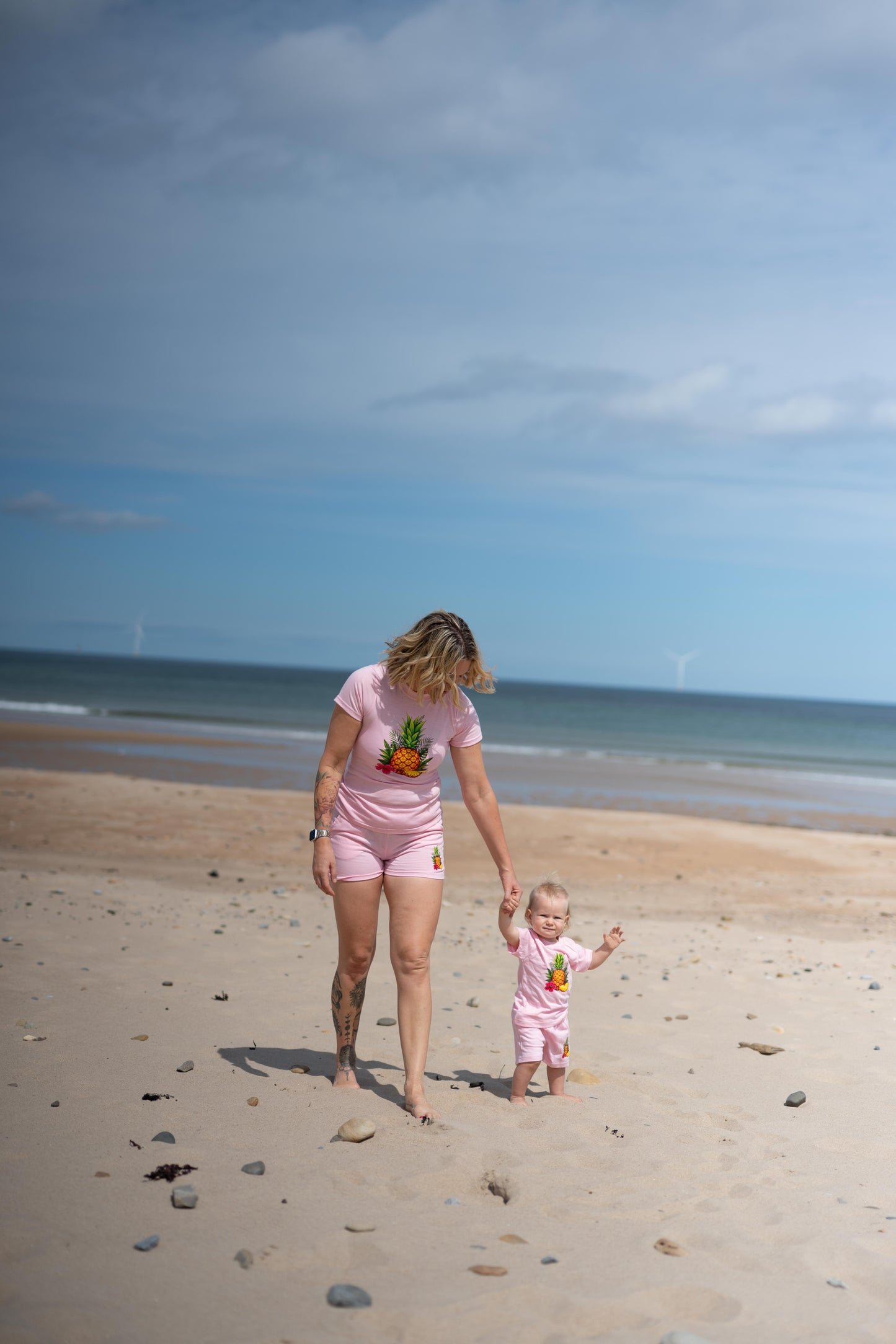 Pink Pineapple Shorts - Kids