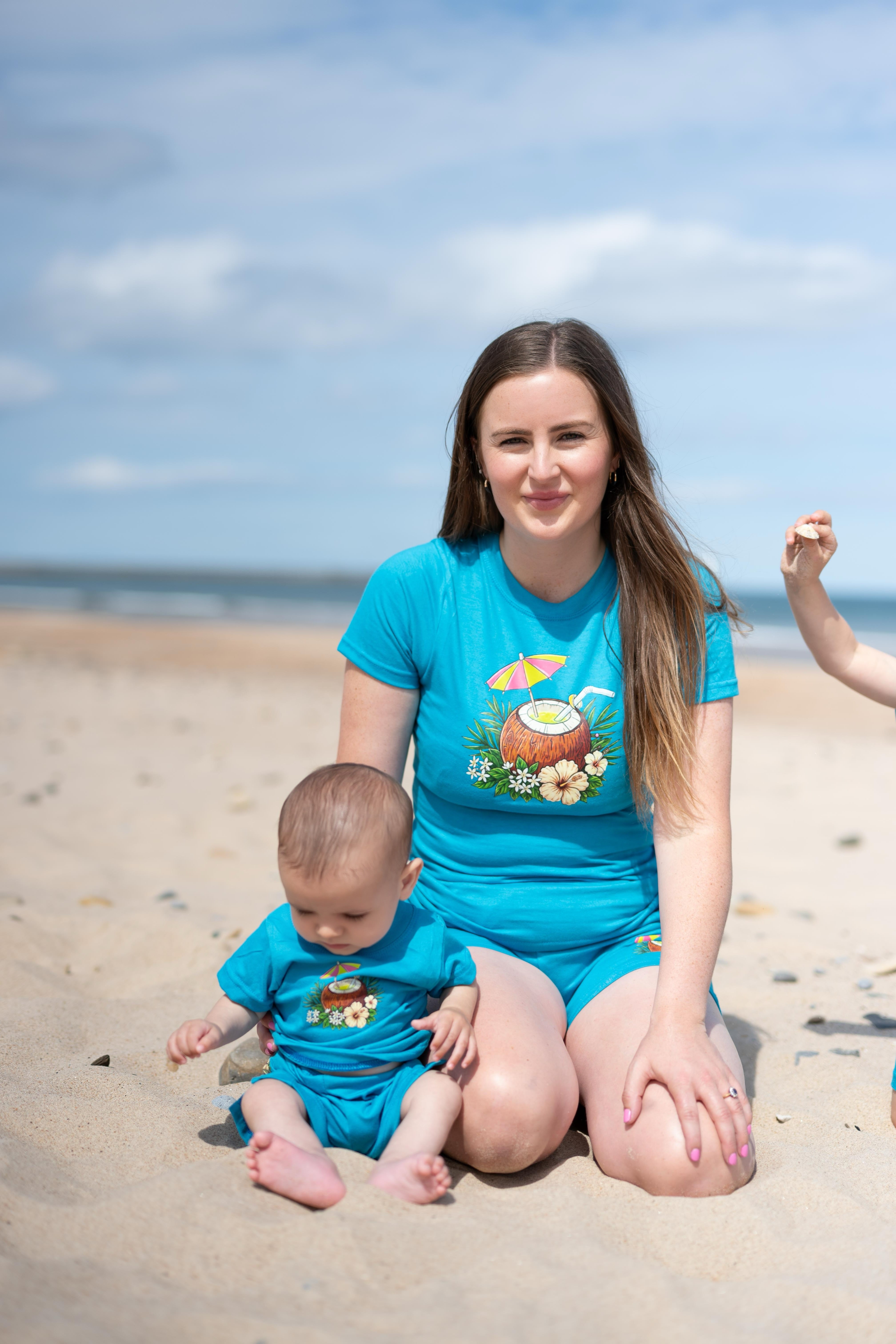 Blue Coconut T-Shirt - Women