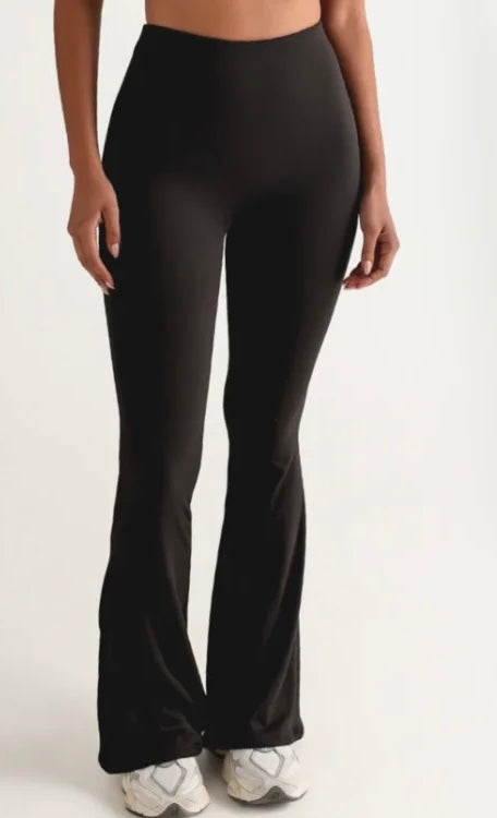Straight Leg Soft Yoga Style Trousers in Three Colour Ways