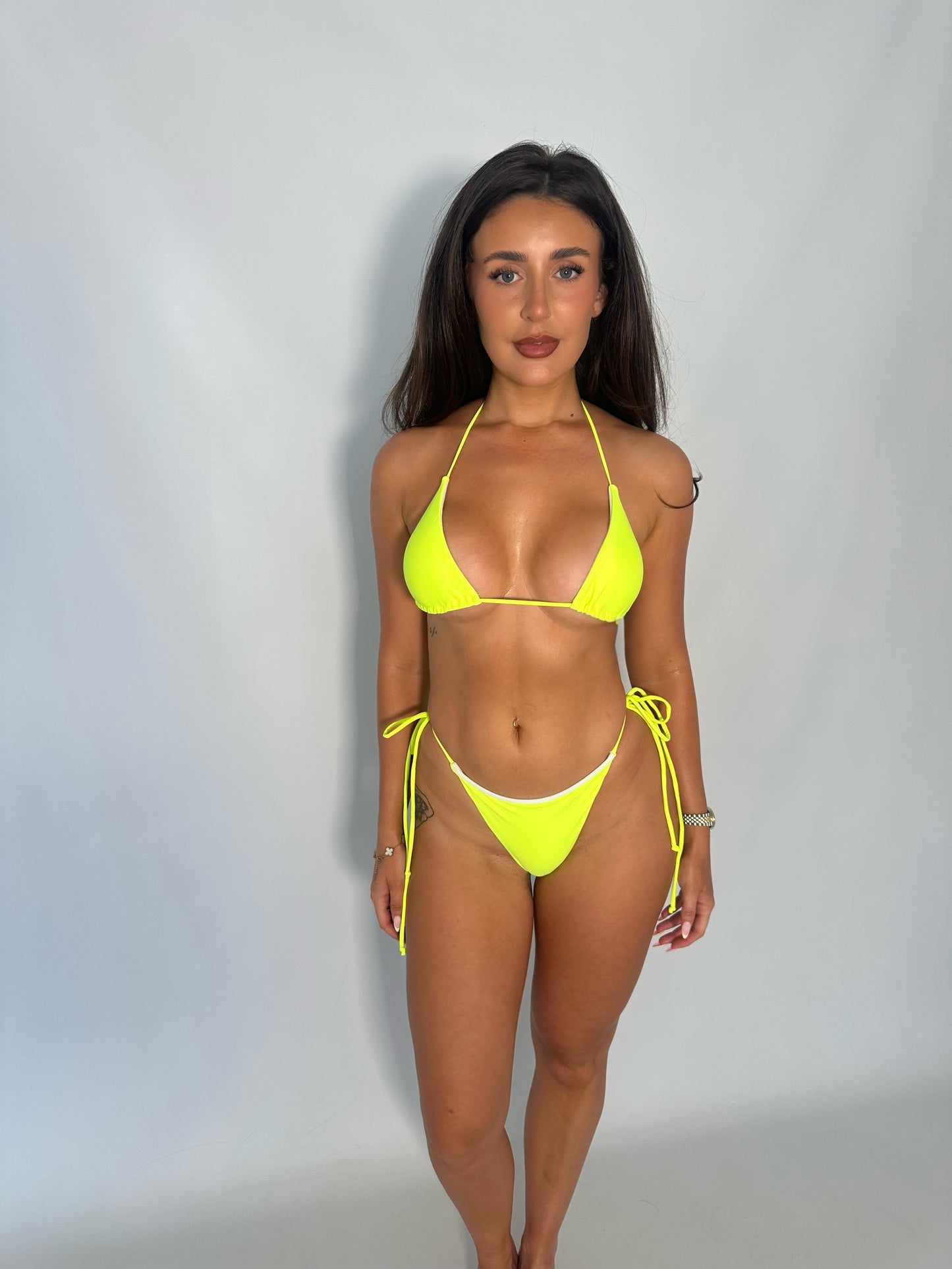 The Ibiza Neon Yellow Bikini Set