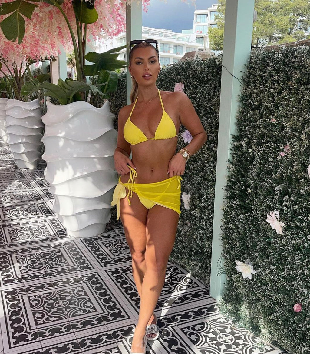 The Sunshine Bikini Set in Yellow