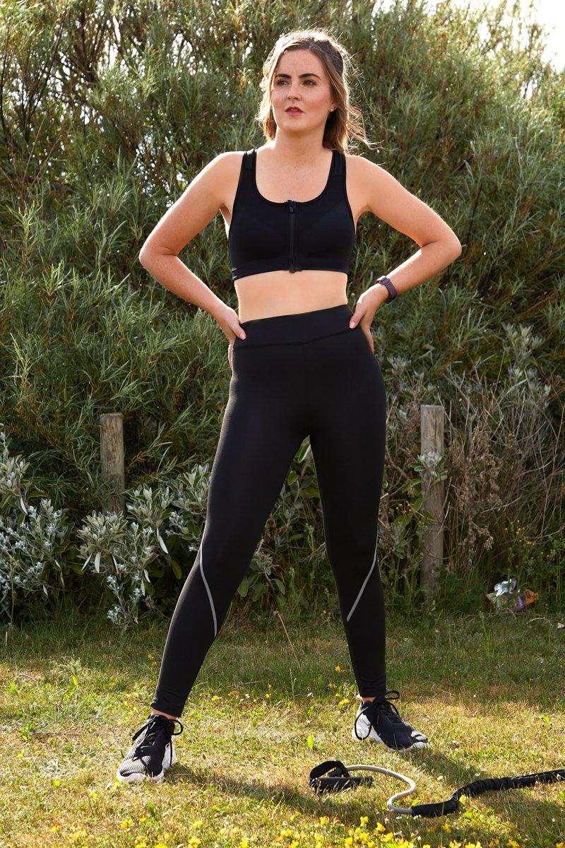Classic Style Sports Leggings in Black - watts that trend