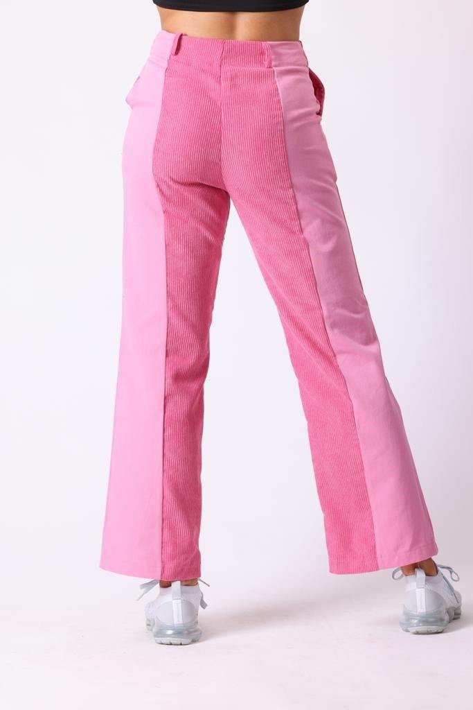 Cord Trousers in Pink - watts that trend