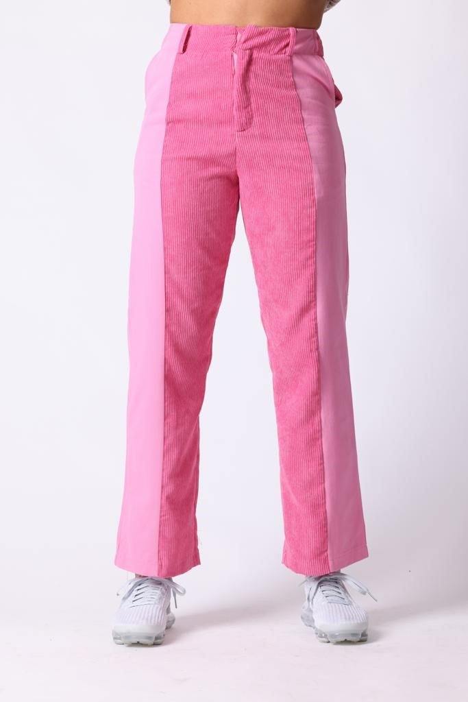 Cord Trousers in Pink - watts that trend