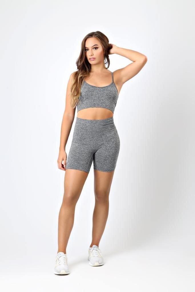 Hold Up Cycling Shorts in Grey - watts that trend