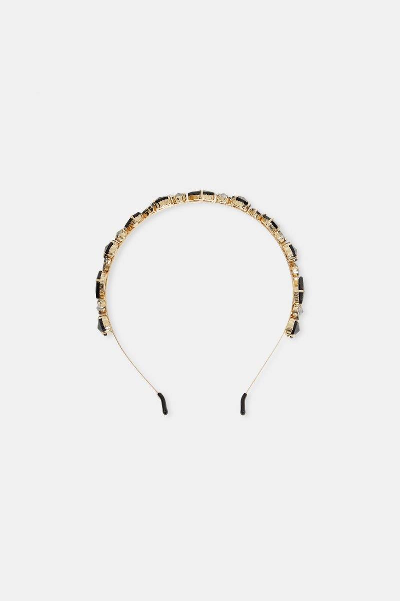 Jewelled Hairband in Black - watts that trend