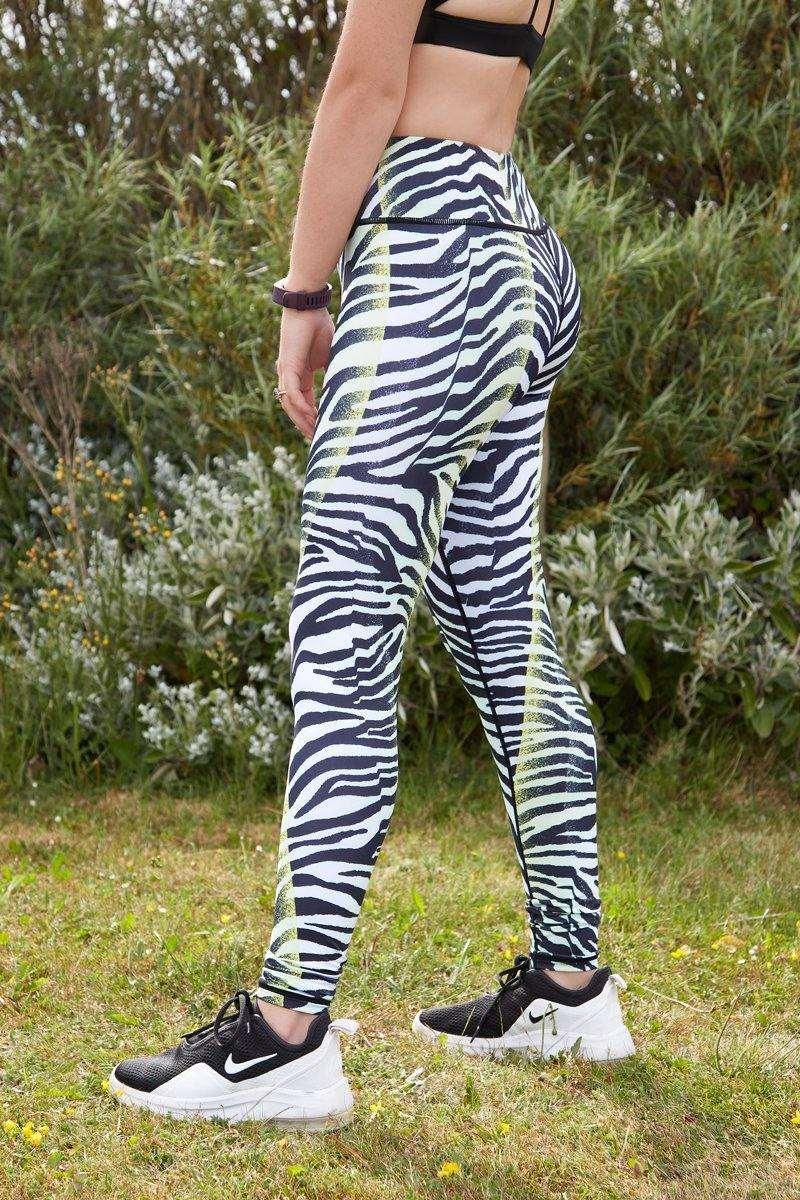 Zebra Print Sports Leggings – watts that trend